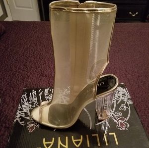Liliana Gold Bootie